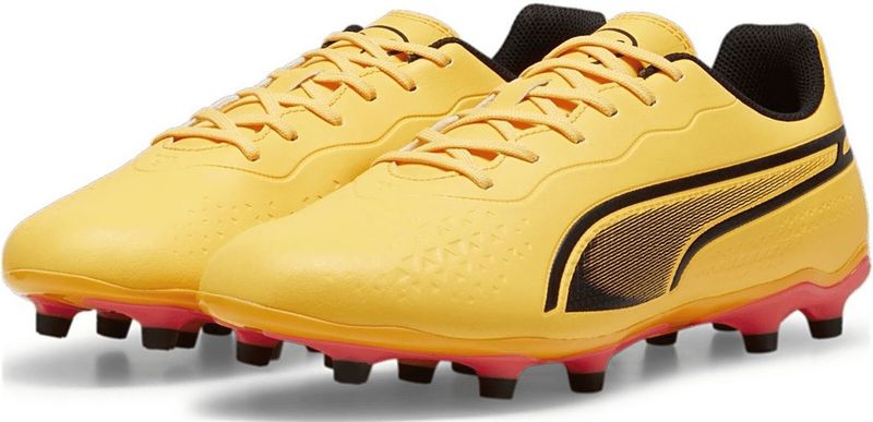 Puma - King Match FG/AG - Voetbalschoenen - Oranje - EU 46