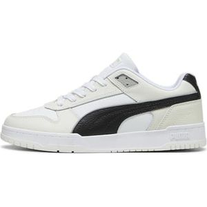 PUMA Rbd Game Laag uniseks-volwassene Sneaker Laag-Top, PUMA WHITE-PUMA BLACK-VAPOR GRAY, 46 EU