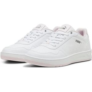 PUMA Dames Court Classy Sneaker, Wit-Whisp of Pink Silver, 6,5 UK, Puma Witte Whisp van Pink PUMA Silver, 40 EU