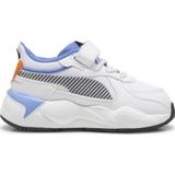 Puma RS-X sneakers wit/lichtblauw/oranje