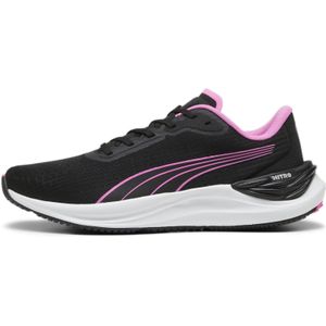 PUMA Dames Electrify Nitro 3 WNS Road Running Shoe, Zwart-Poison Roze, 7 UK, Puma Zwart Poison Roze, 40.5 EU