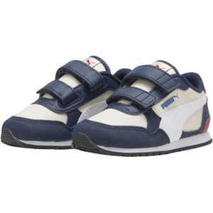 PUMA Uniseks kindersneakers St Runner V3 NL V Inf, Sugared Almond PUMA White Club Navy Club Red Kobaltglas, 24 EU