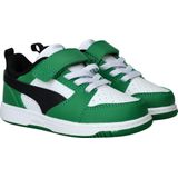 Rebound v6 Low - Basketbalschoenen - Zwart - Synthetisch - Rubber