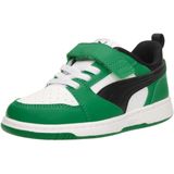 Rebound v6 Low - Basketbalschoenen - Zwart - Synthetisch - Rubber