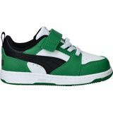 Rebound v6 Low - Basketbalschoenen - Zwart - Synthetisch - Rubber