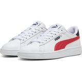 Puma Smash 3.0 Sneakers Wit/Rood/Donkerblauw