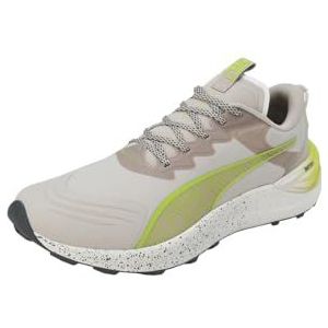 PUMA Electrify Nitro 3 Tr hardloopschoen voor heren, Putty Gesuikerde Amandel Limoen Pow, 41 EU