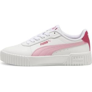 PUMA Carina 2.0 Jr sneakers voor meisjes, wit/roze/paars, 39 EU