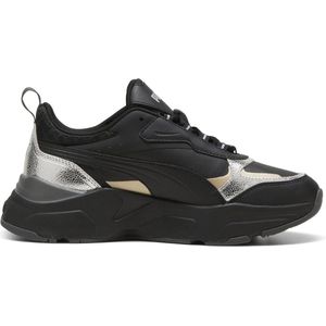 Puma Cassia Metallic Shine Sneakers Zwart/Zilver/Goud