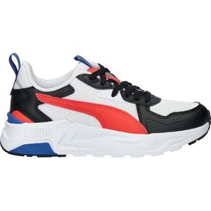 Puma Trinity Lite Jr Sneakers Wit/Rood/Zwart