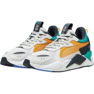 Puma RS-X Harddrive Sneakers Lichtgrijs/Geel/Groen