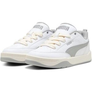 PUMA Uniseks Basketbal Lifestyle, PUMA White-smokey grijs suiker ALMOND, 46 EU
