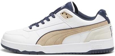 PUMA Unisex Rbd Game Low Retro Club Sneaker, Puma White Club Navy Prairie Tan, 37 EU