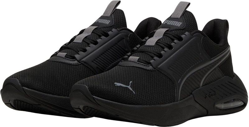 PUMA - X-Cell Nova FS - Hardloopschoenen - Zwart/Grijs - Synthetisch - Ondersteuning