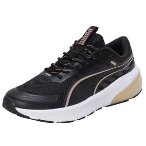 PUMA Vrouwen Cell Glare WNS Road Running Shoe, zwart goud wit, 5 UK, Puma Zwart Puma Goud Puma Wit, 38 EU