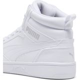 PUMA - Rebound Sneakers - Grijs/Wit - Synthetisch Bovenwerk - Halfhoog Model