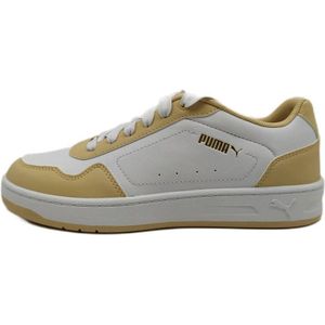 Puma Court Classy sneakers wit/okergeel