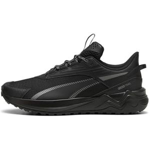 PUMA Extenger Lite Trail Hardloopschoenen voor op de weg, uniseks, PUMA BLACK-COOL DARK GRAY