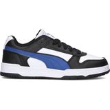 Puma RBD Game Low Leren Sneakers Wit/Kobaltblauw/Zwart