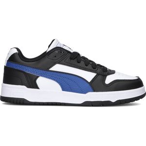 Puma RBD Game Low Leren Sneakers Wit/Kobaltblauw/Zwart