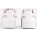 Puma Carina Street PS Sneakers voor dames, Puma Wit Roze Dust Feather Gray, 30 EU