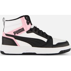 PUMA Unisex Rebound V6 Sneaker, Puma Wit PUMA Zwart Roze Lila, 42 EU