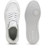 PUMA Dames Court Classy Sneaker, wit zilver, 4 UK, Puma White Puma Zilver, 37 EU