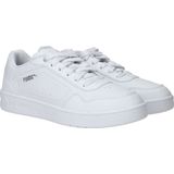 PUMA - COURT CLASSY - Sneakers - PUMA White-Toasted Almond - Vetersluiting