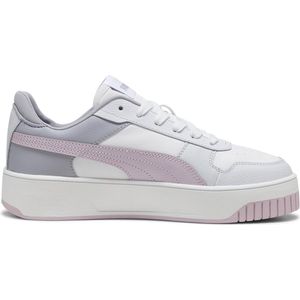 PUMA Carina Street Dames Sneakers - PUMA White-Grape Mist-PUMA Silver - Maat 39