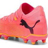 Puma - Future 7 Match Voetbalschoenen - Gras/Kunstgras - Zwart/Geel - Mesh