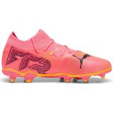 Puma - Future 7 Match Voetbalschoenen - Gras/Kunstgras - Zwart/Geel - Mesh