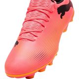 Puma - FUTURE 7 PLAY FG/AG - Voetbalschoenen - Roze - Synthetisch Materiaal