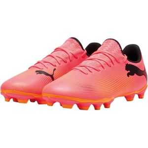 Puma - FUTURE 7 PLAY FG/AG - Voetbalschoenen - Roze - Synthetisch Materiaal