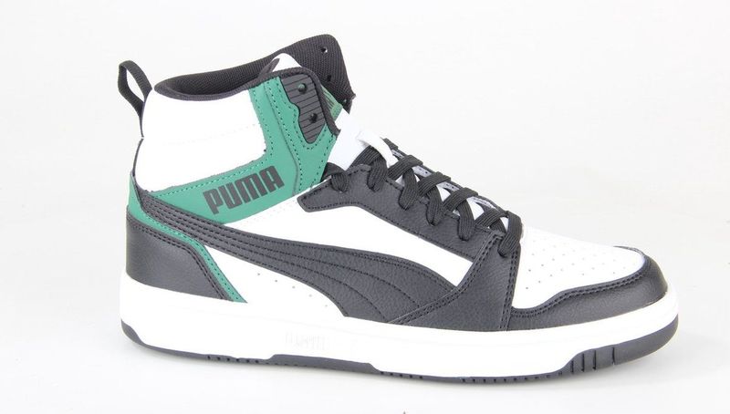 PUMA - Rebound Sneakers - Zwart/Wit - Synthetisch Bovenwerk - SOFTFOAM+ Inlegzool