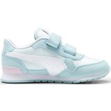 PUMA St Runner V3 NL V PS Sneakers voor kinderen, uniseks, meerkleurig (Dewdrop PUMA White Turquoise Surf Grape Mist), 35 EU