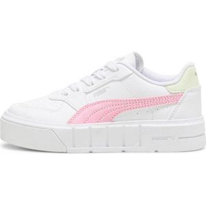 Puma Cali Court Match Leren Sneakers Wit/Roze