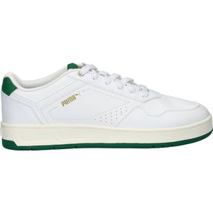 PUMA Unisex Court Classic Sneaker, Puma White Vine PUMA Gold, 47 EU