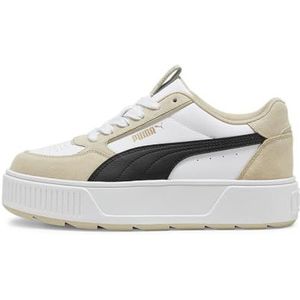 PUMA Karmen Rebelle Sd Sneaker voor dames, Puma White PUMA Black Putty, 42.5 EU
