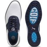 PUMA Avant - Golfschoenen - Blauw/Wit - Bovenwerk van Volnerfleer