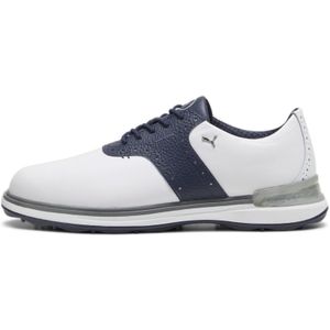 PUMA Avant - Golfschoenen - Blauw/Wit - Bovenwerk van Volnerfleer