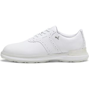 PUMA Front golfschoenen voor heren, wit-ASH grijs wit, 48 EU, PUMA aswit grijs PUMA White, 48 EU, Puma Grijs (Ash White PUMA White)