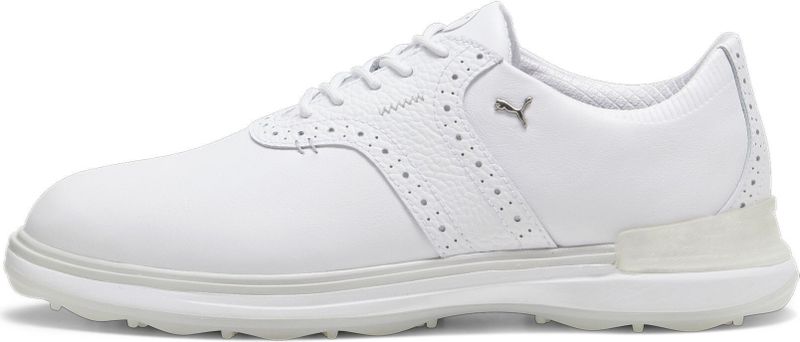 PUMA Avant golfschoen voor heren, Puma Wit Ash Grijs PUMA Wit, 39 EU
