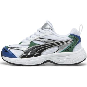 Puma Morphic Techie Lage sneakers - Jongens - Wit - Maat 31