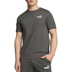 PUMA ESS Small Logo Tee (s) Heren T-shirt - Mineral Gray