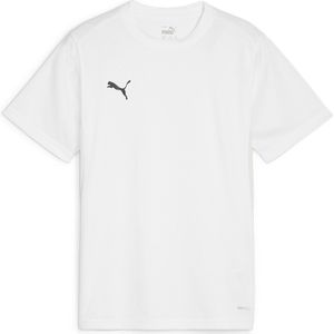 PUMA teamGOAL Jersey Jr Jongens sportshirt - PUMA White-PUMA Black-Feather Gray