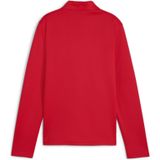 PUMA - teamGOAL - Trainingstrui - Rood Wit - 1/4-Zip Kids