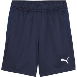 PUMA - TEAMGOAL TRAINING SHORT JR - Trainingsshort - PUMA Navy/Puma white/Persian blue