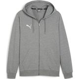PUMA - teamGOAL Casuals - Sweatshirt - Grijs - Met Capuchon