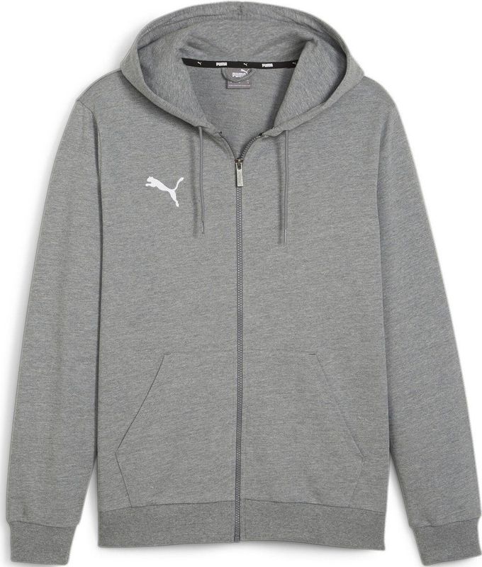 PUMA - teamGOAL Casuals - Sweatshirt - Grijs - Met Capuchon
