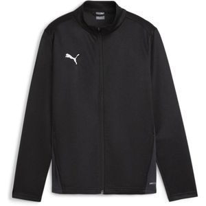PUMA - teamGOAL - Trainingsjack - Zwart Wit Grijs - 100% Gerecycled Polyester